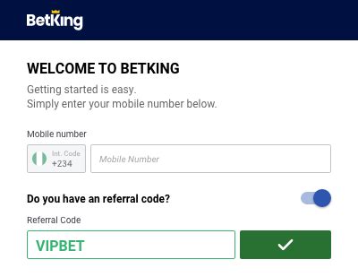 BetKing Referral Code 2024: Enter VIPBET for Free .